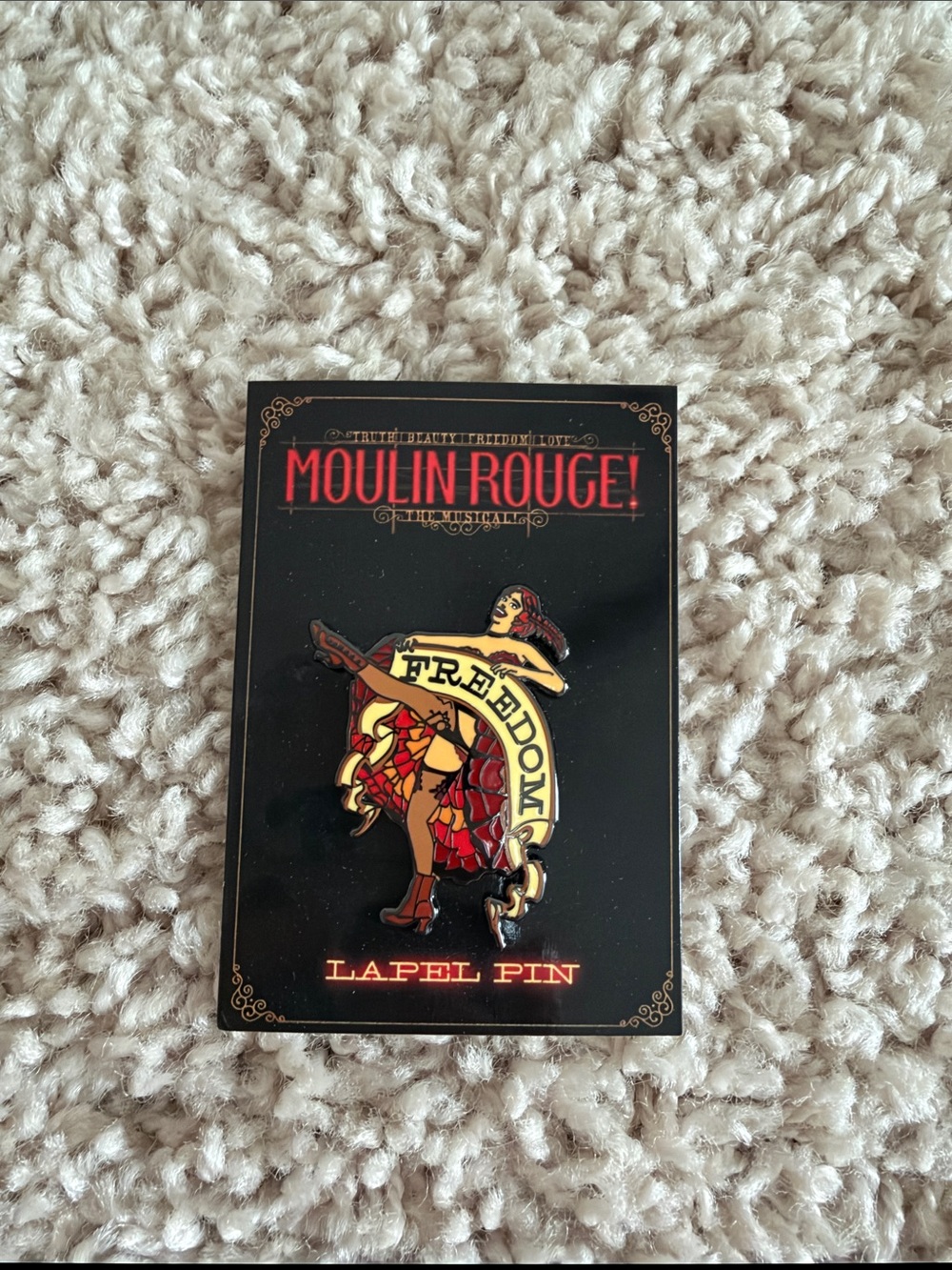 Moulin Rouge the Musical Lapel Pin